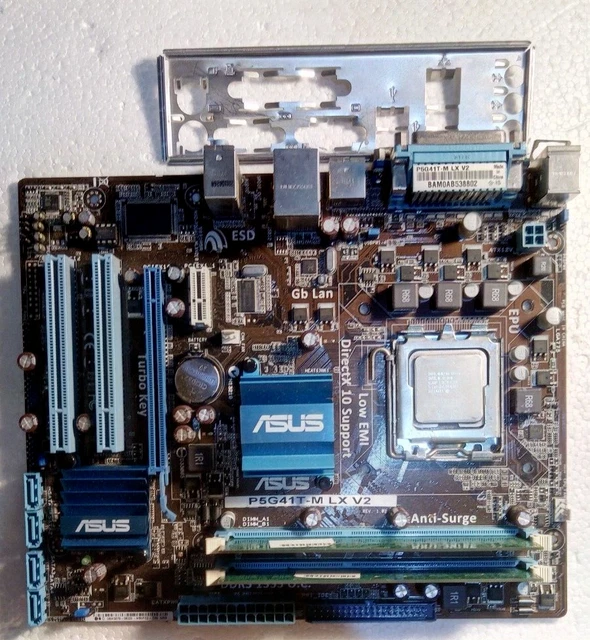 Kit Placa de Baza Asus P5G41T-M SI, Intel Core 2 Duo E7600, Cooler