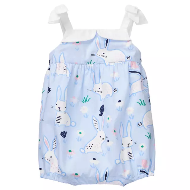 NWT Gymboree Baby Bunny Bunny Bubble Romper Baby Girl 0-3,3-6,6-12,12-18,18-24M