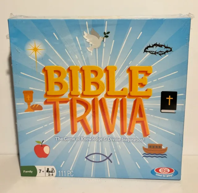 2020 NEW! Bible Trivia Fun Family Board Trivia Game by Pressman FACTORY SEALED