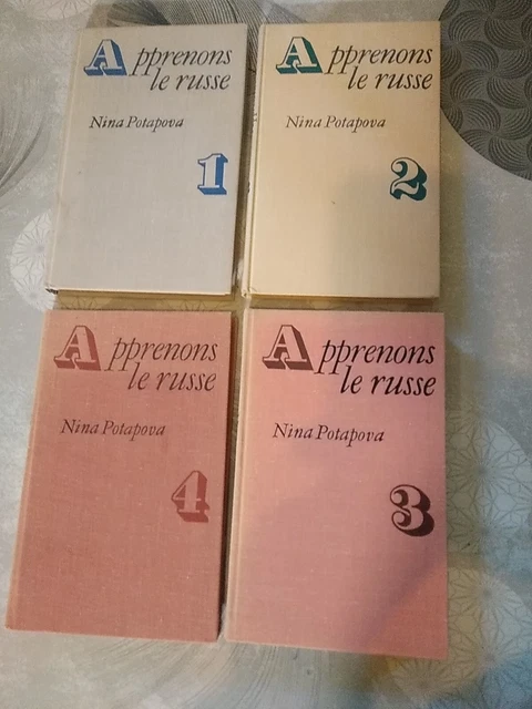 LIVRE RARE Apprenons Le Russe De Nina Potapova EUR 100,00 - PicClick FR