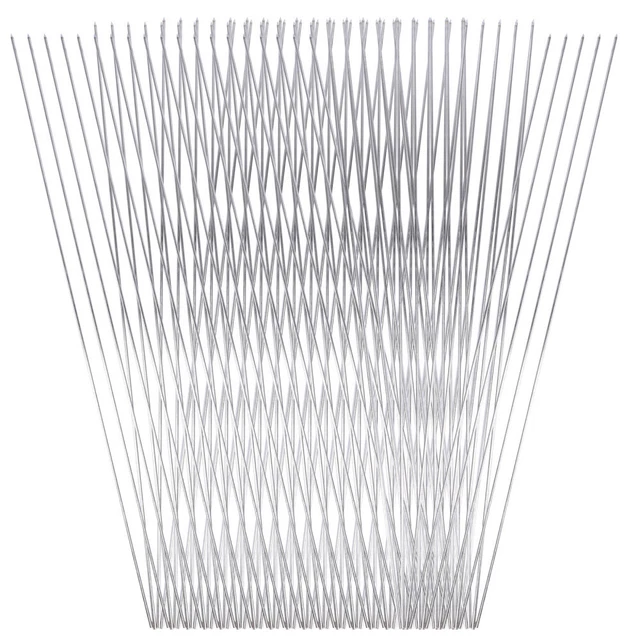 50 piezas pinchos de kebab de shish pinchos de metal para barbacoa pinchos aperitivos
