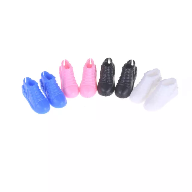 4Pairs Fashion Sneackers For Doll Mini Toy for Doll Shoes Accessories M-u-