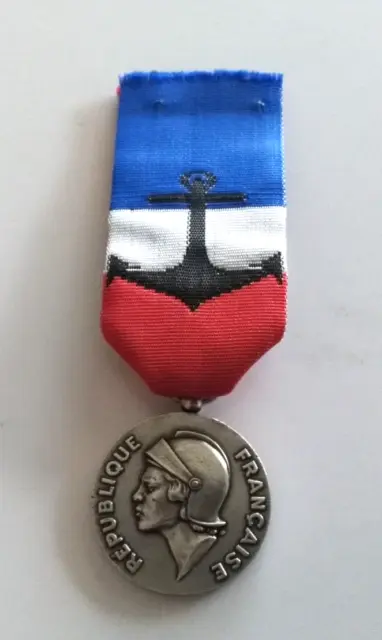 Medaille D'honneur Argent Personnel Civil Ministere De La Defense Mer Ref77274