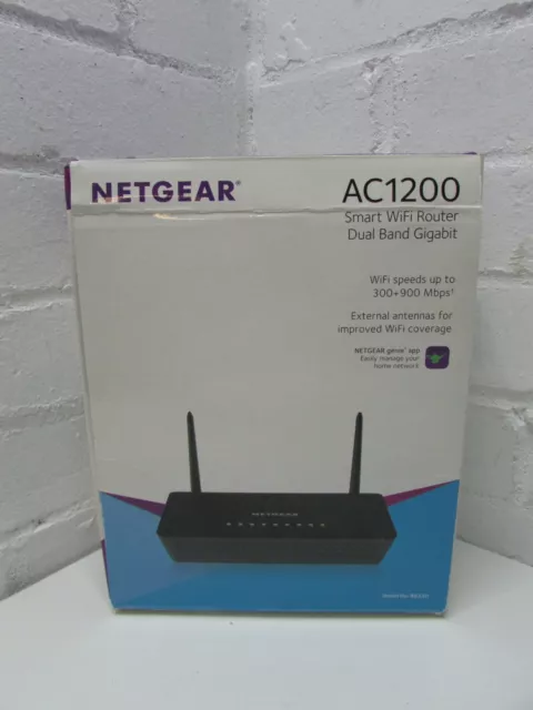 NETGEAR AC1200 Smart WIFI Router Dual Band gigabit With External Antennas R6220
