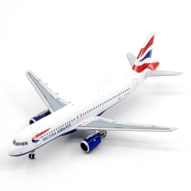 C MODEL BRITISH Airways FOR Airbus A320 GBUSE 1400 Aircraft Prebuilt