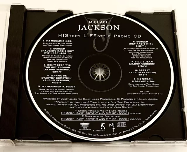 Michael Jackson VERY RARE!! HIStory LIFEstyle Promo CD