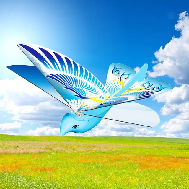 Award Winning FLYING E-BIRD PIGEON Remote Control w/Flapping  Blue