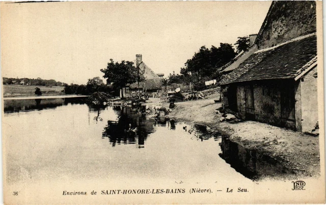 CPA Env. de ST-HONORÉ-les-BAINS Le Seu (864926)