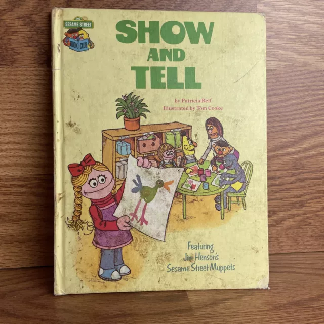 Vintage Sesame Street Book Club Show and Tell 1980 Hardcover