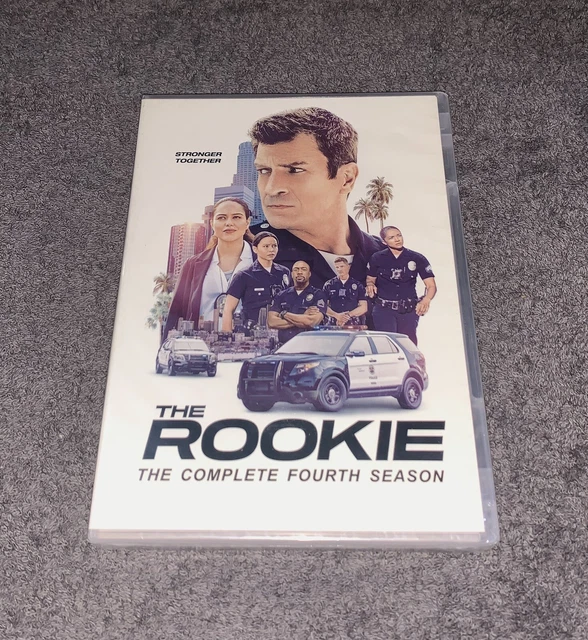 THE ROOKIE - SEASON 4 - DVD Region 1 - Nathan Fillion - New/Sealed - The Rookie
