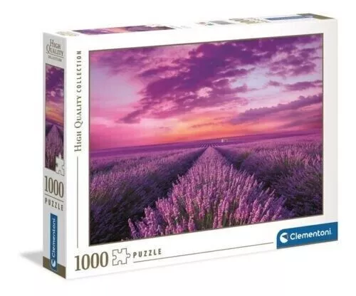 Clementoni Puzzle 1000 Pezzi High Quality Campo Di Lavanda 39606