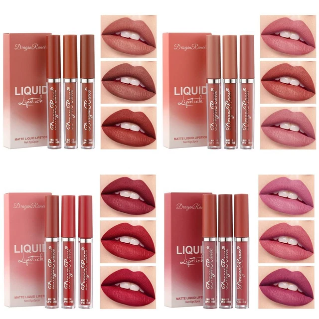 à lèvres Rouge à lèvres mat Outils de maquillage Glaçage à lèvres velours