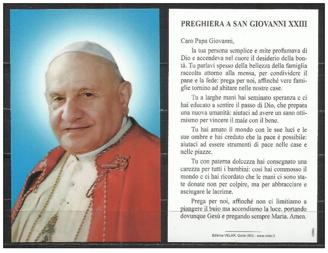 Preghiere A Papa Giovanni Xxiii