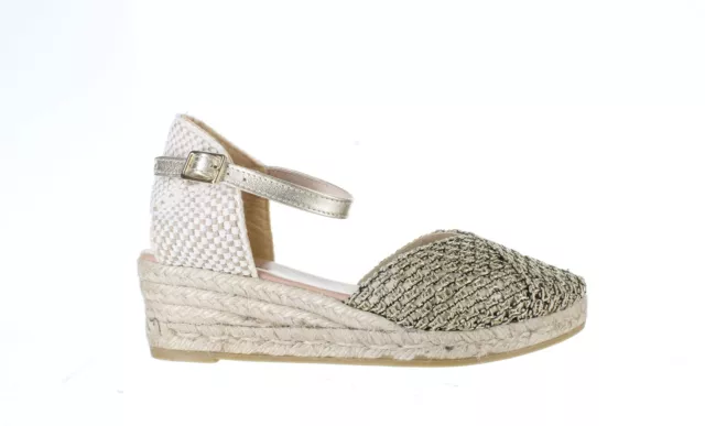 Eric Michael Womens Celia3 Gold Espadrilles EUR 36 (6584998)