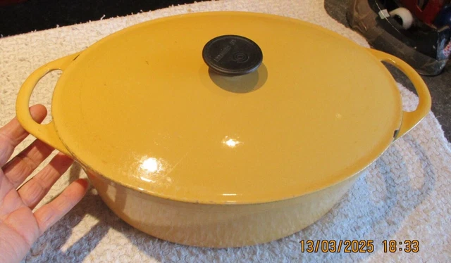 Cocotte Le Creuset Cousance 32 D1 – Fonte émaillée Ancienne, Faitout