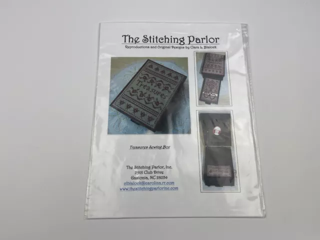 The Stitching Parlor Treasures Seeing Box Cross Stitch Pattern Needle Pillow