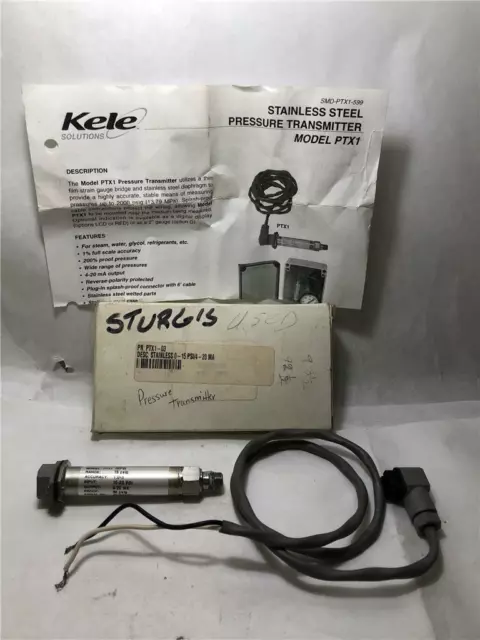 Kele/Technologies PTX1-03  Pressure Transmitter