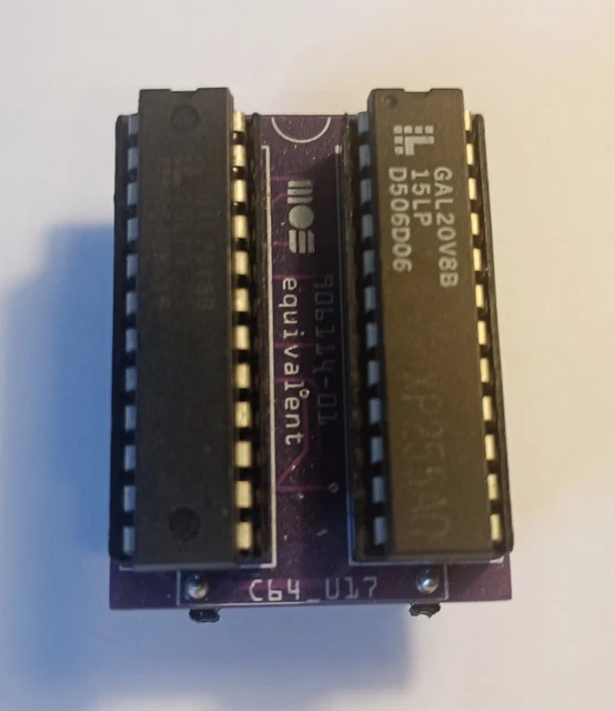 Commodore 64 PLA C64 SX64 906114-01 Basic Kernal Char VIC20 Plus4 - Foto 7