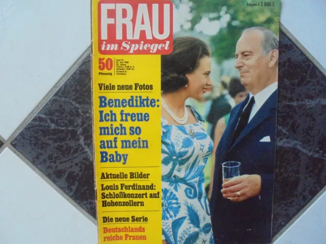 FIS 31/1968 TB:Prinzessin Benedikte u.Prinz L.Ferdinand/Fürstin Gracia!