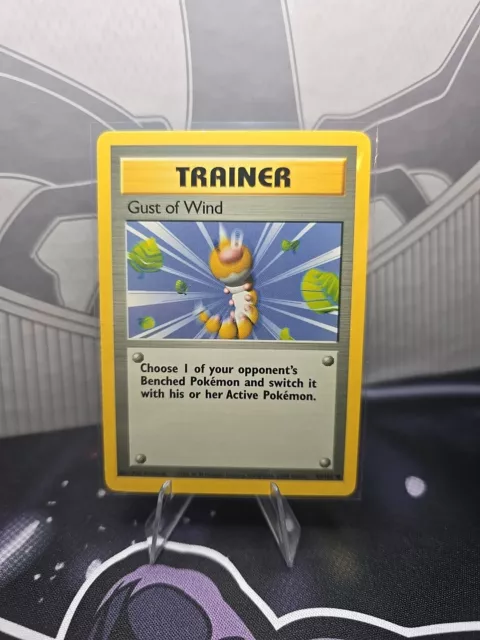 Pokémon TCG Gust of Wind Base Set 93/102 Regular Unlimited Common