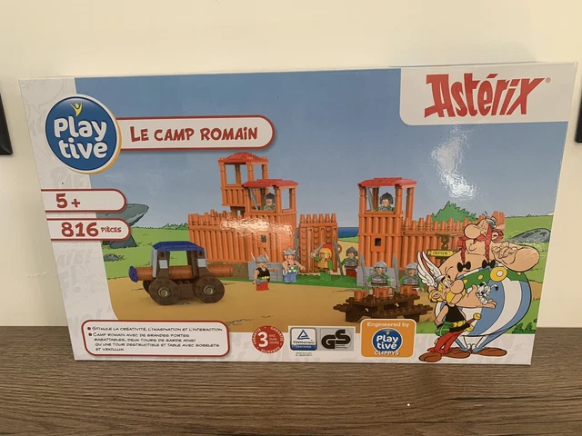Lot De 2 Boîtes De Jeu Clippys Playtive Astérix - Le Menhir & La Porte Gauloise, Neuf