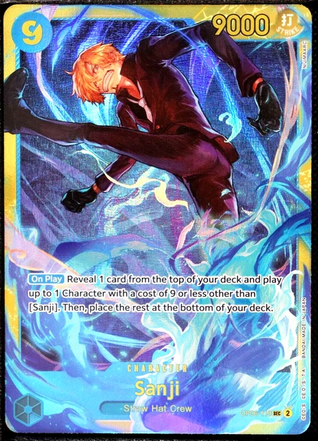 sanji deck one piece tcg One Piece Card Game: Sanji OP06-119 Treasure Rare