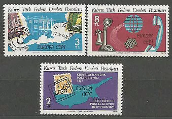 Tema Europa 1979 Chipre Turco Yvert 61/3 ** Mnh