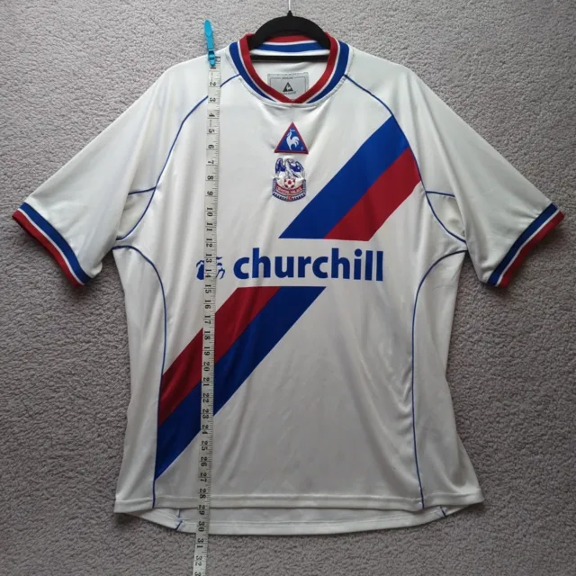 Crystal Palace FC Le Coq sportliches Fußballshirt auswärts 2001/2002/2003 Herren 2XL XXL