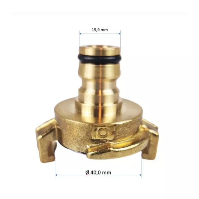 Adaptateur tuyau d'arrosage-embrayage à griffes Geka pièce de transition Gardena compatible