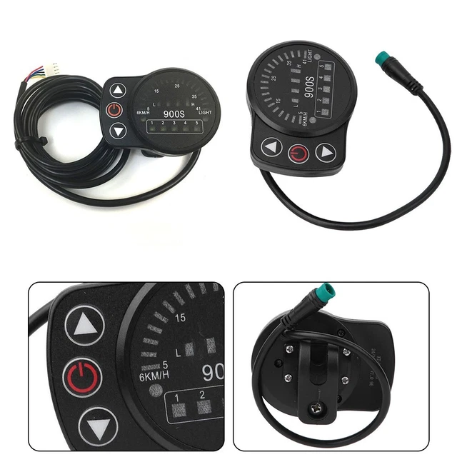 Écran LCD SW102T Pour Vélo électrique Bafang - Affichage Vitesse, Batterie, étanche IP65, Compatible 24/36/48V