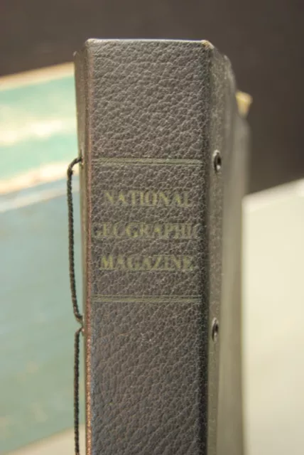 NATIONAL GEOGRAPHIC MAGAZINE January-June 1921 Hard Bound Book Awesome ...