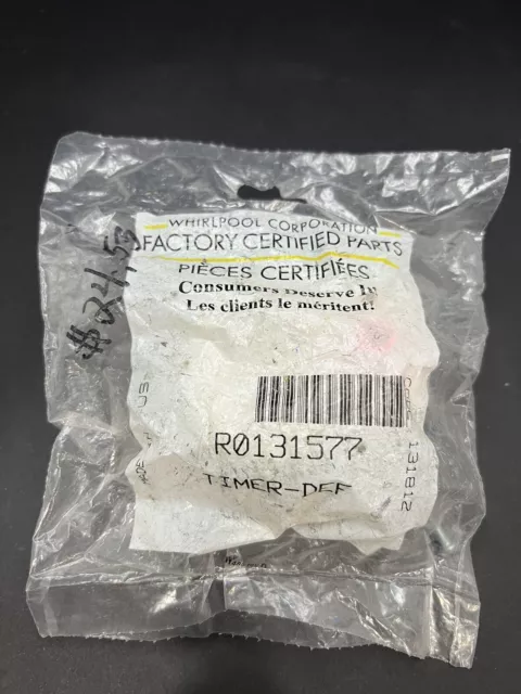 Whirlpool Factory Certified Parts Timer- DEF R0131577 New