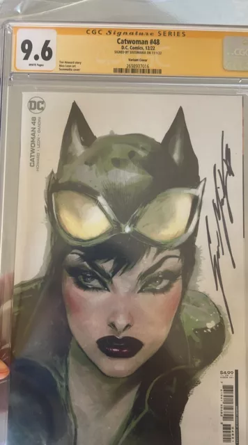 Catwoman #48 2022 DC Comics Sozomaika Variant Cover CGC Signature 9.6