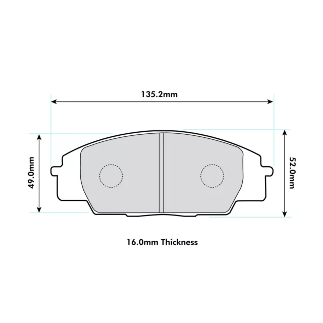 Ferodo Front DS2500 Compound Brake Pad Set - FCP1444H