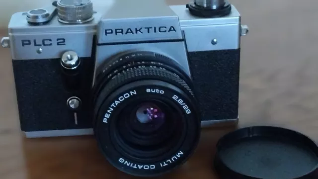 Pentacon Praktica PLC2 mit 4.0 135mm Spiegelreflexkamera 35mm analog