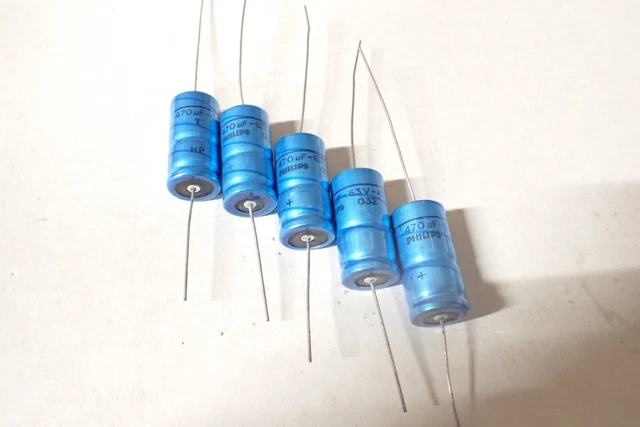 thumbnail image 2 of Siemens (EPCOS) 470uF 40V Axial Electrolytic Capacitor – B41010-B7477-T, Made In Germany 2 of 4
