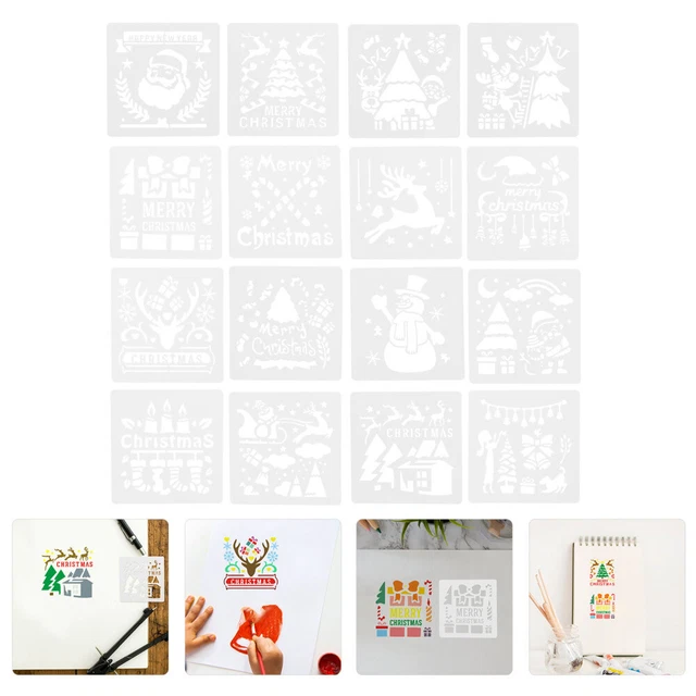 16Pcs Kinder Zeichnung Herrscher Handwerk Kunst Zeichnung Schablone DIY Vorlage