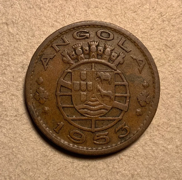1953 Angola 1 Escudo