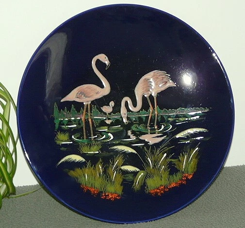 ANCIEN GRAND BROC de Toilettes en Faience , décor Romantique , verseur