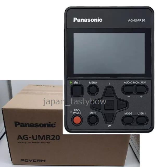 Panasonic AG-UMR20 Memory Card Portable Recorder LCD Monitor MP4 Black NEW Japan