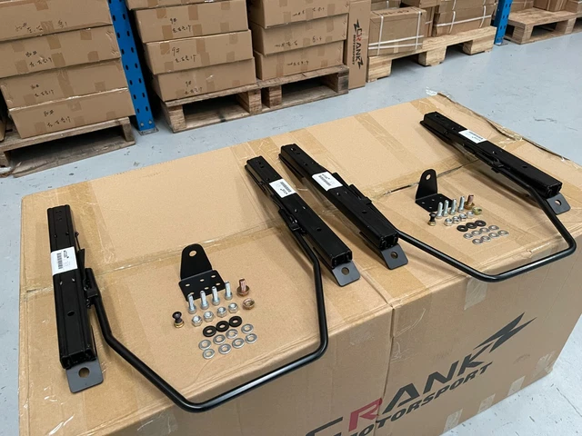 1x Crank Porsche Boxster/Cayman 986 987 981, Seat rail suit BRIDE RECARO SPARCO 1x Crank Porsche Boxster/Cayman 986 987 981, Seat rail suit BRIDE RECARO SPARCO