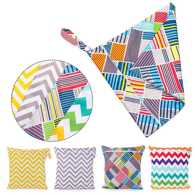 Baby Storage Pocket Nappy Pouch New Waterproof Zip Wet Dry Bag Diaper Bags