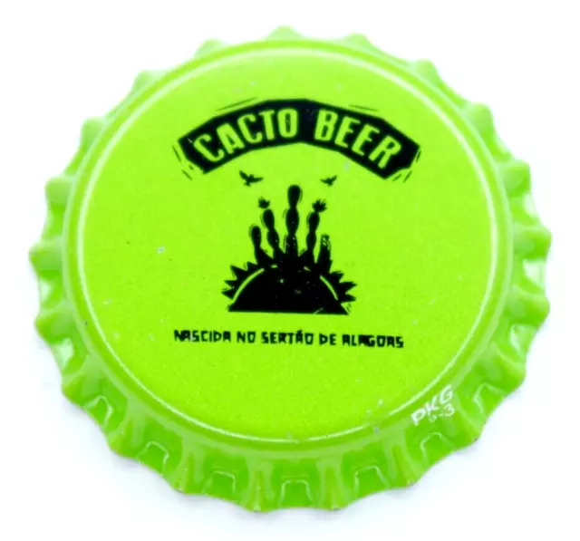 Brazil Cacto Beer Nascida - Beer Bottle Cap Capsule Chapas Tapon