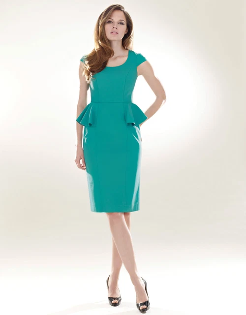 BRAVISSIMO LADIES WOMENS PEPLUM Dress by Pepperberry in Black Colour 37 14.49 PicClick UK