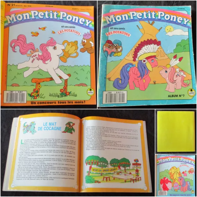 Mon petit poney - Album N°7. 1990. ( 3 numéros N°20 - N°21 - N°22) Hasbro Semic