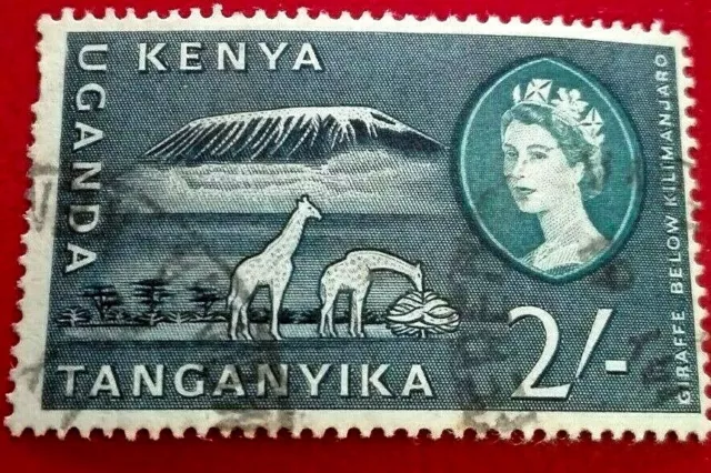Kenya Uganda Tanganyika:1960 Flowers, Animals and Loc. Rare & Collectible Stamp.