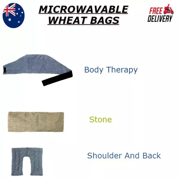 Microwavable Herbal Heat Pack Wheat Bag 100% Australian wheat Varieties  - AU**
