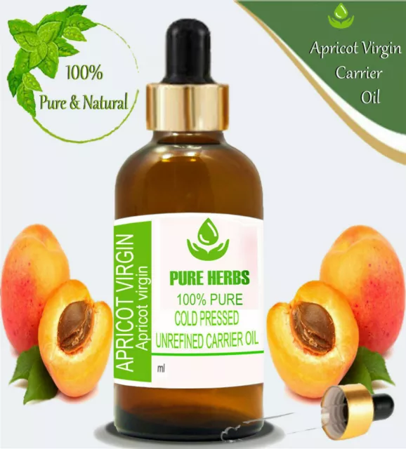 Pure herbs Abricot Vierge 100% Naturel Base Huile