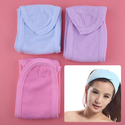 Spa Bad Dusche Make Up Gesicht waschen Kosmetikstirnband Haarband Rosa I9E1 Spa Bad Dusche Make Up Gesicht waschen Kosmetikstirnband Haarband Rosa I9E1
