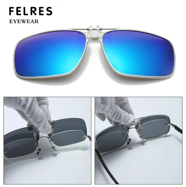 Polarized Clip-on Sunglasses with Flip Up Function Suitable For Driving New